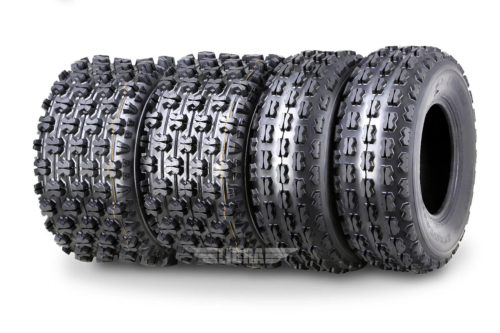 Set of 4 Wanda Sport ATV Tires 21x7-10 & 22x11-9 for E-Ton VECTOR 250 (2003–2007)