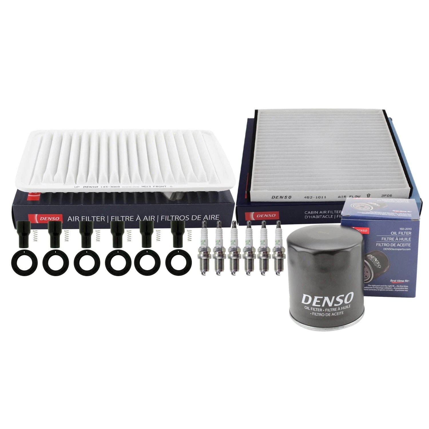 Tune Up Kit with NGK 6 Spark Plugs & Boots for Camry ES300 (1997–2001)