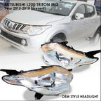 PAIR HEADLIGHTS LAMP for MITSUBISHI TRITON L200 (2015-2019)
