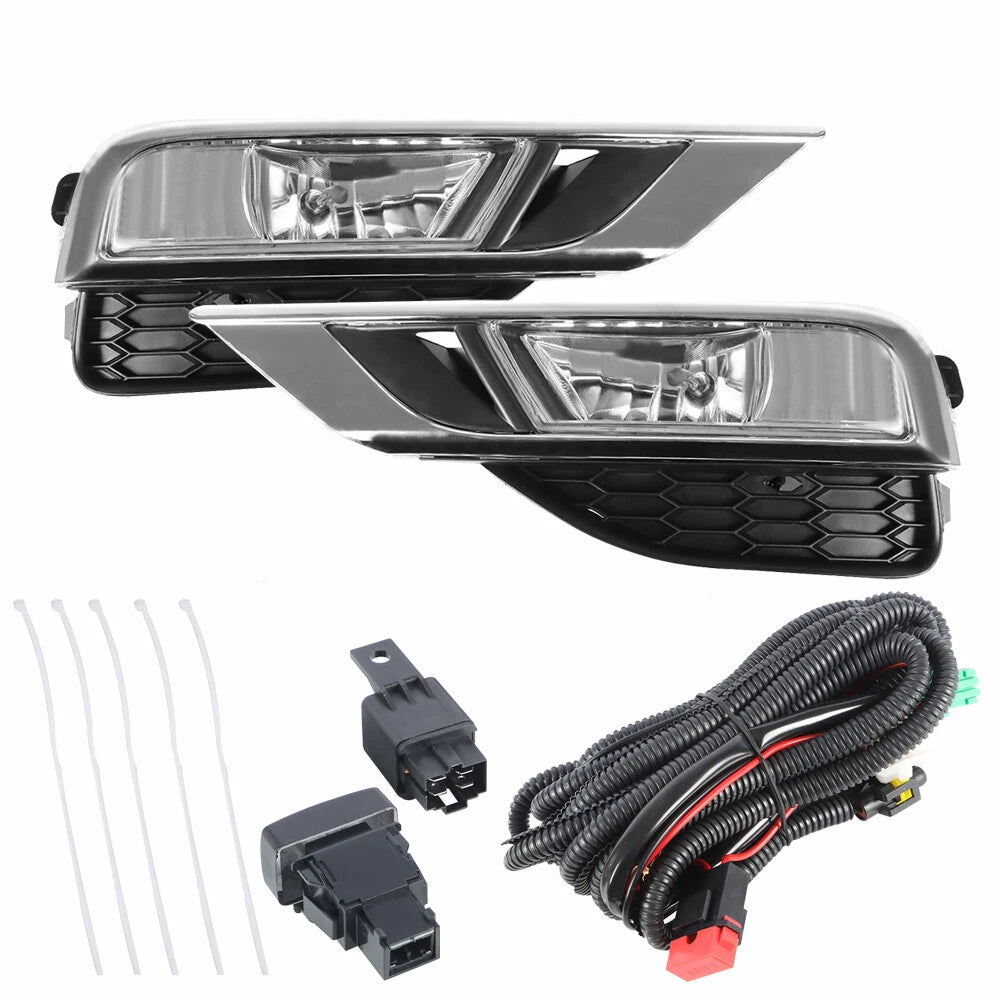 Front Fog Light Assembly for Honda CR-V (2015-2016) w/H11 Bulb
