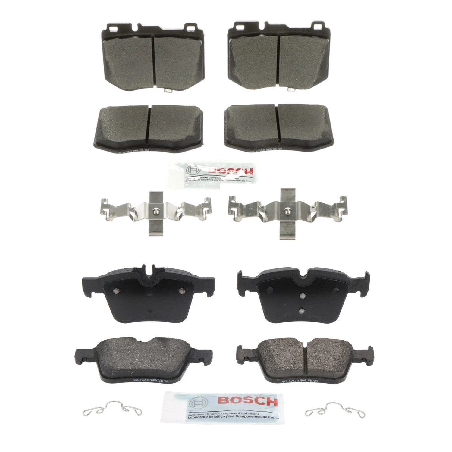 Bosch Blue Ceramic Disc Brake Pad Kit for Mercedes W213 E300 E350 (2017–2023)