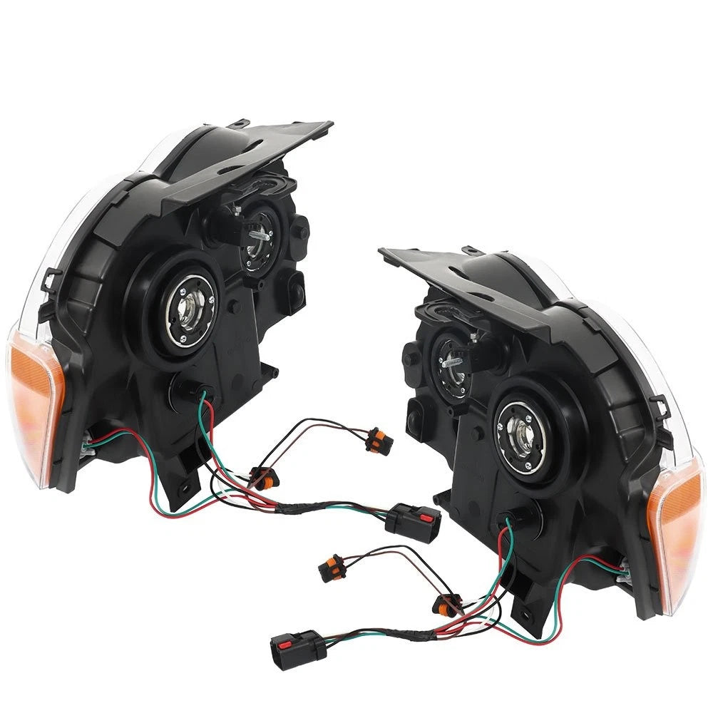 Set of 2 Chrome Headlights for Jeep Grand Cherokee (2008–2010)