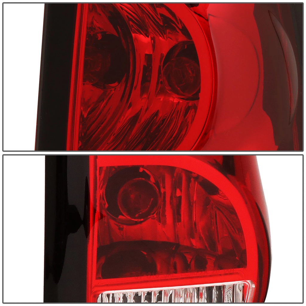 Rear Brake Tail Lights for Chevy Silverado Fleetside (2003–2007) - Red Lens