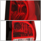 Rear Brake Tail Lights for Chevy Silverado Fleetside (2003–2007) - Red Lens