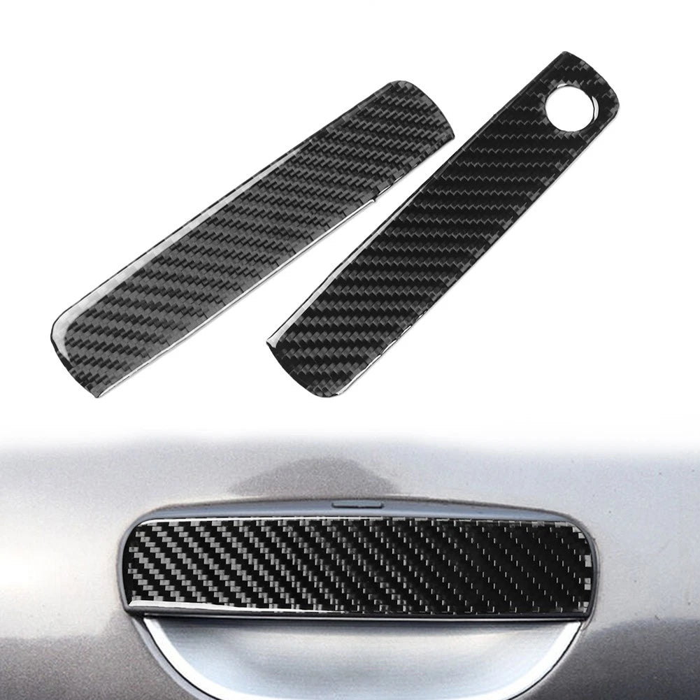 Carbon Fiber Exterior Door Handle Cover Trim for Dodge Challenger (2012–2024)