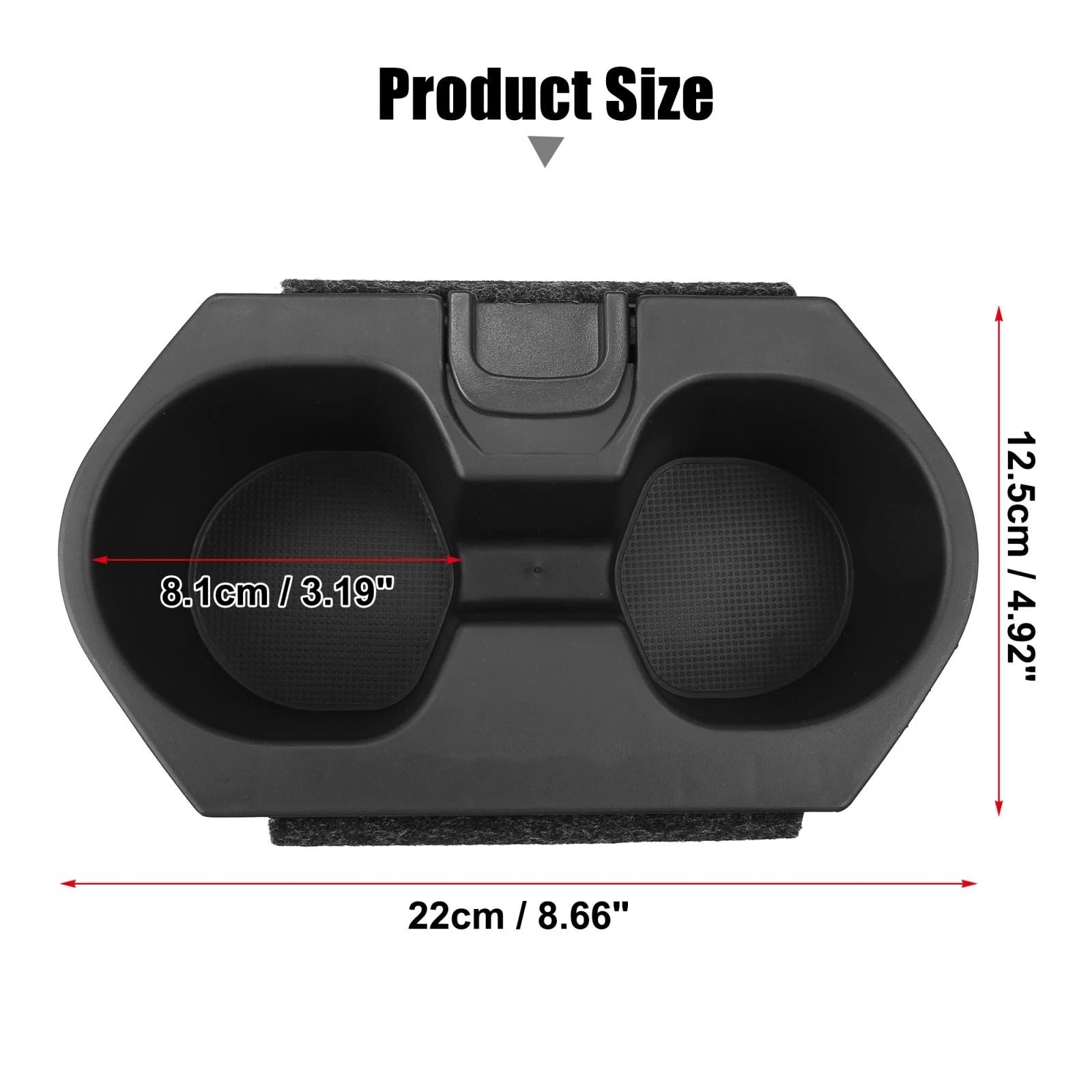 Front Central Console Cup Holder 83446-TBA-A01ZA for Honda Civic (2016–2018)