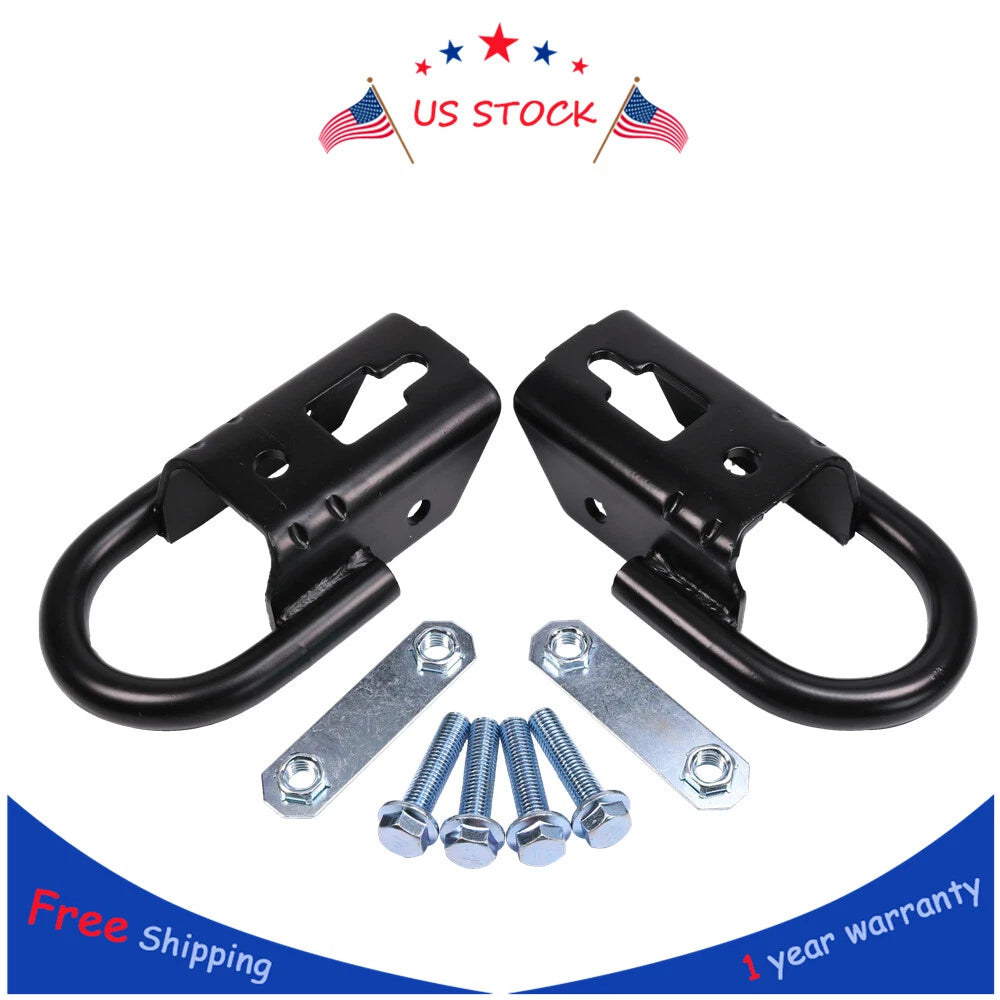 2X Front Heavy Duty Tow Hooks Kit for Ford F-150 (2009–2021)