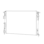 Replacement Plastic Aluminum Radiator for Toyota Hilux (2005–2015)
