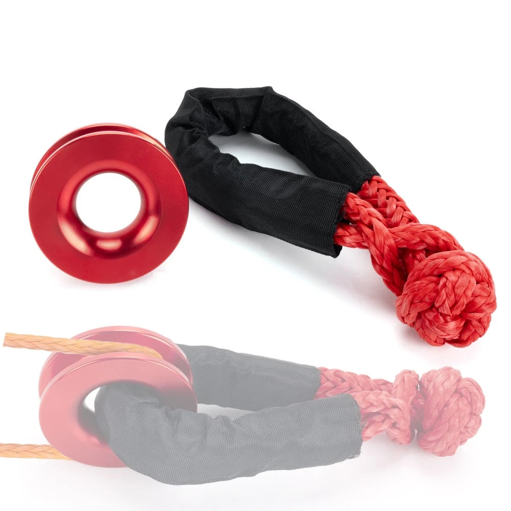 Heavy Duty Recovery Ring Snatch Block Pulley for Tow Winch Rope