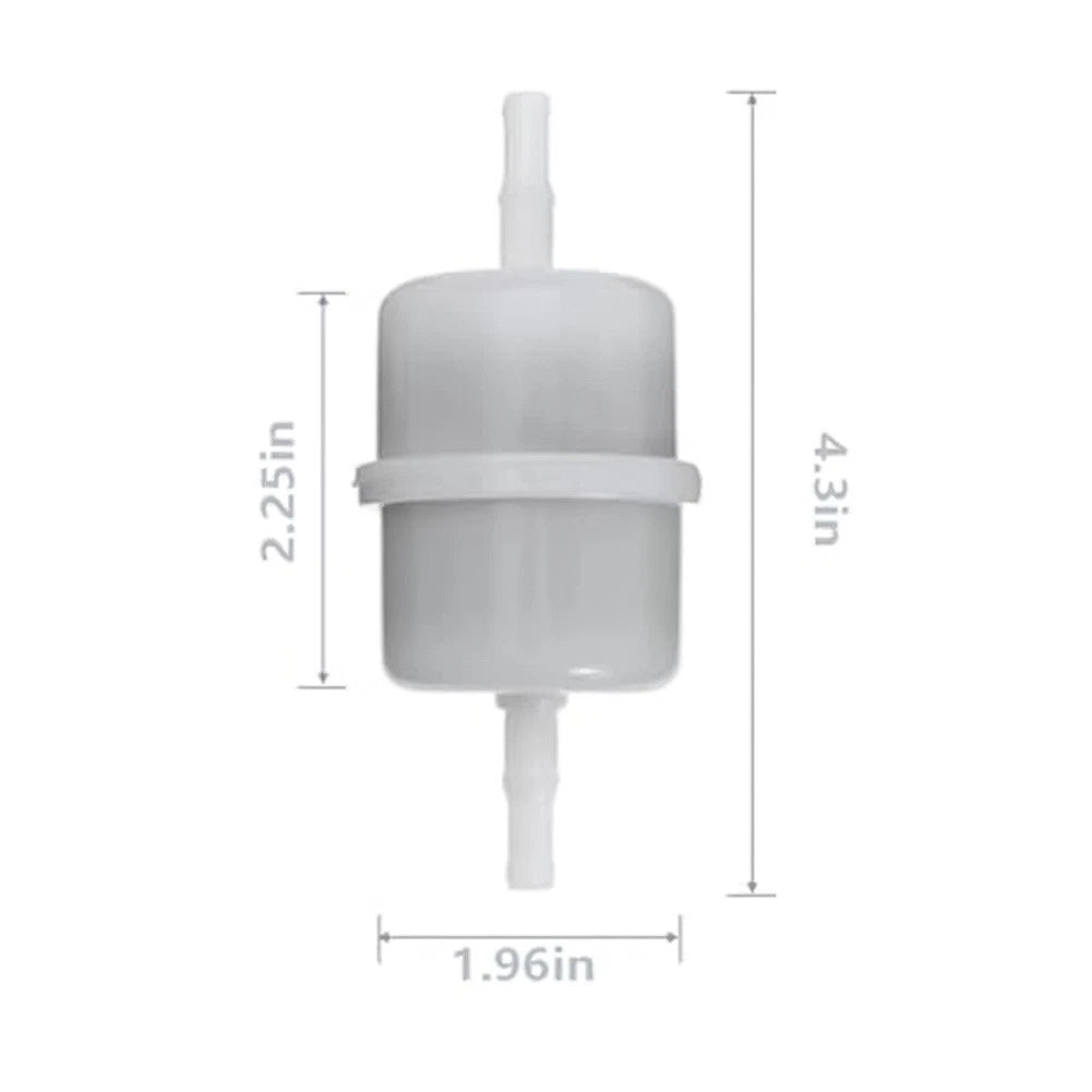 Set of 4 Fuel Filters with Clamps for CH Series Lawn Equipment (24 050 10, 24 050 02)