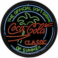 Coke Neon Summer 12" Round Sign #2426 for Home Decor