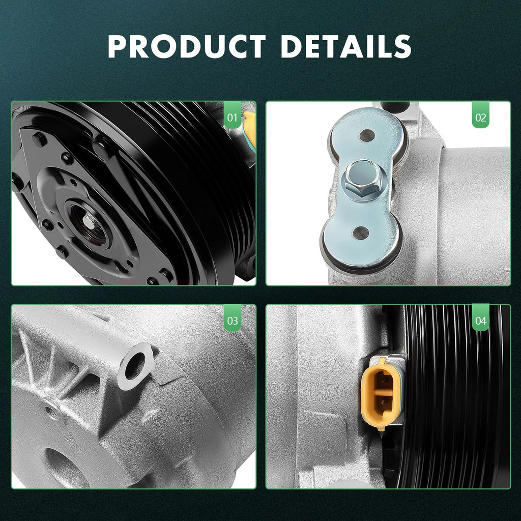 AC Compressor for GMC Safari Chevrolet Astro (1996–2005)
