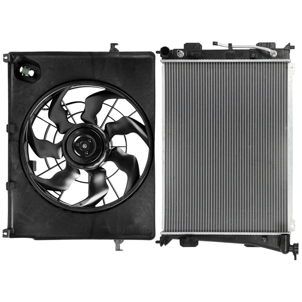 Radiator and Cooling Fan Assembly for Hyundai Sonata (2011-2012)