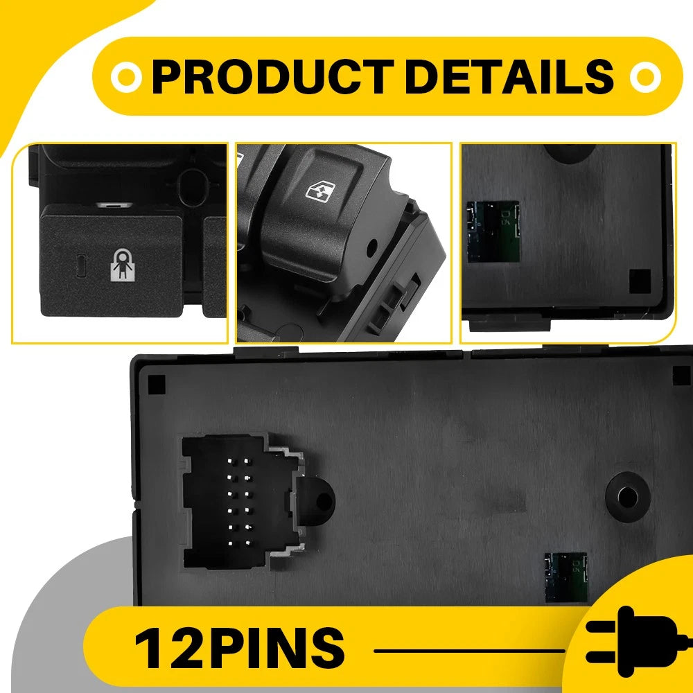 Power Window Switch for Chevy Silverado 1500 GMC Sierra 1500 (2014â2017)
