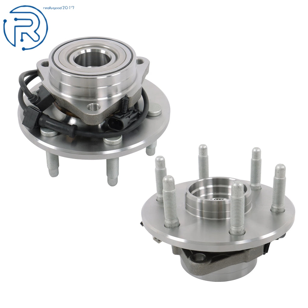 Pair Front Wheel Bearing Hub Assembly for GMC Sierra 1500 (1999-2006)