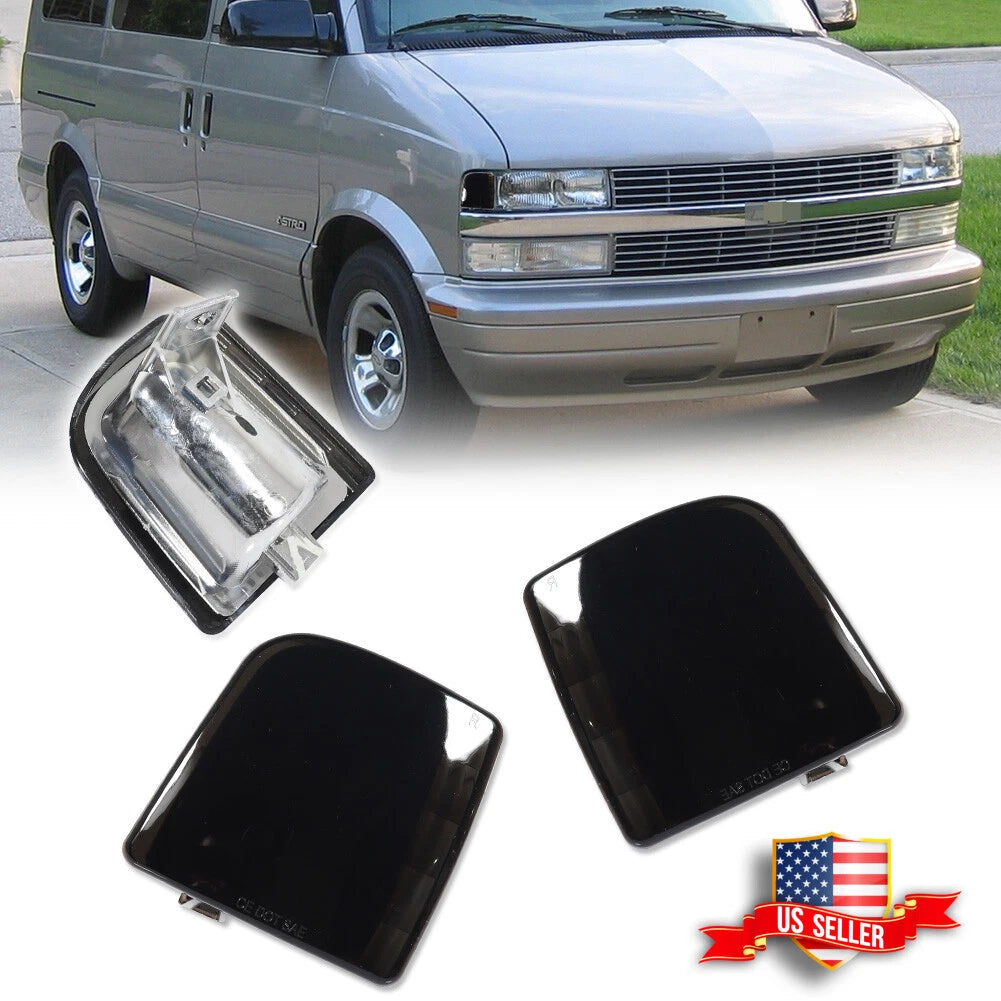 2X Smoked Black Lens Side Corner Lights for Chevrolet Astro GMC Safari (1995–2005)