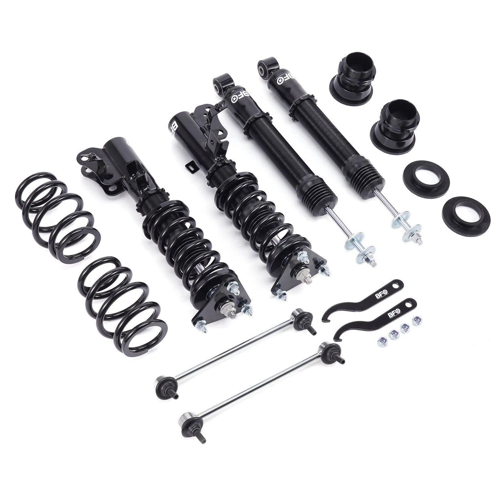 BFO Full Coilovers Shocks Struts Kit for Honda Civic (2012–2015)