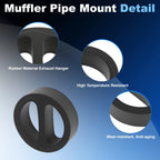 Set of 4 Exhaust Pipe Mount Hangers for BMW 3 5 6 7 Series  18211105677/18211177708