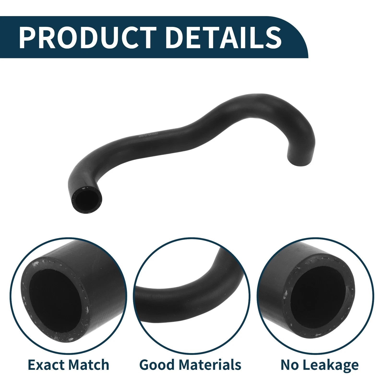 Lower Radiator Hose for Toyota Highlander (2015–2019) No. 165720V220