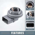 2 x Car Headlight Bulb Holder Socket for Hyundai Accent (2006-2011)