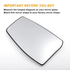 Left Side Heated Convex Mirror Glass for Ford Tourneo (2012–2022)