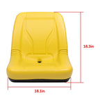 High Back Seat for John Deere Lawn Mower 325 335 345 415 425