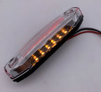 Clear Lens Marker Light with Amber LED Side Ditch for Universal Truck (2010–2024)