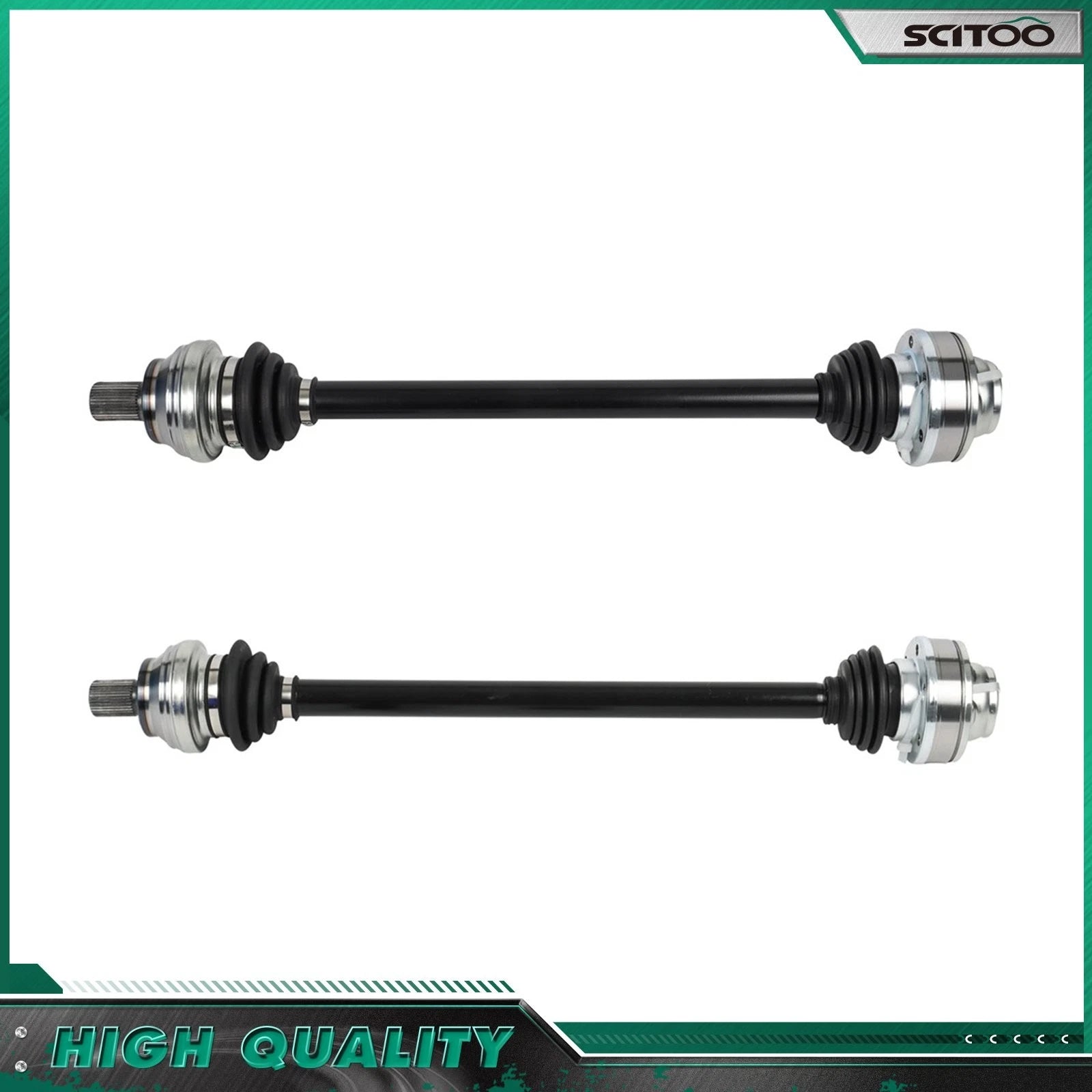 2X Rear CV Axle Assembly for Audi Q3 TT Quattro Volkswagen Tiguan Arteon 2.0L