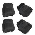 Set of 2 Black Leather Seat Covers for Ford F250 F350 Lariat (2011–2016)