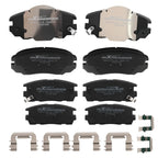 Front & Rear Ceramic Brake Pads Kit for Chevrolet Equinox / GMC Terrain (2010–2017)
