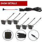 6X Smoke White LED Front Grill Lighting Kit for Toyota Land Cruiser (2024+)