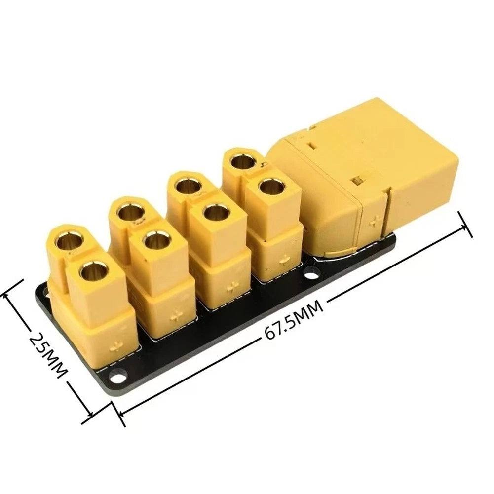 Power Board for RC Model AiFor RCraft XT90 to 4 XT60 Outputs PCB