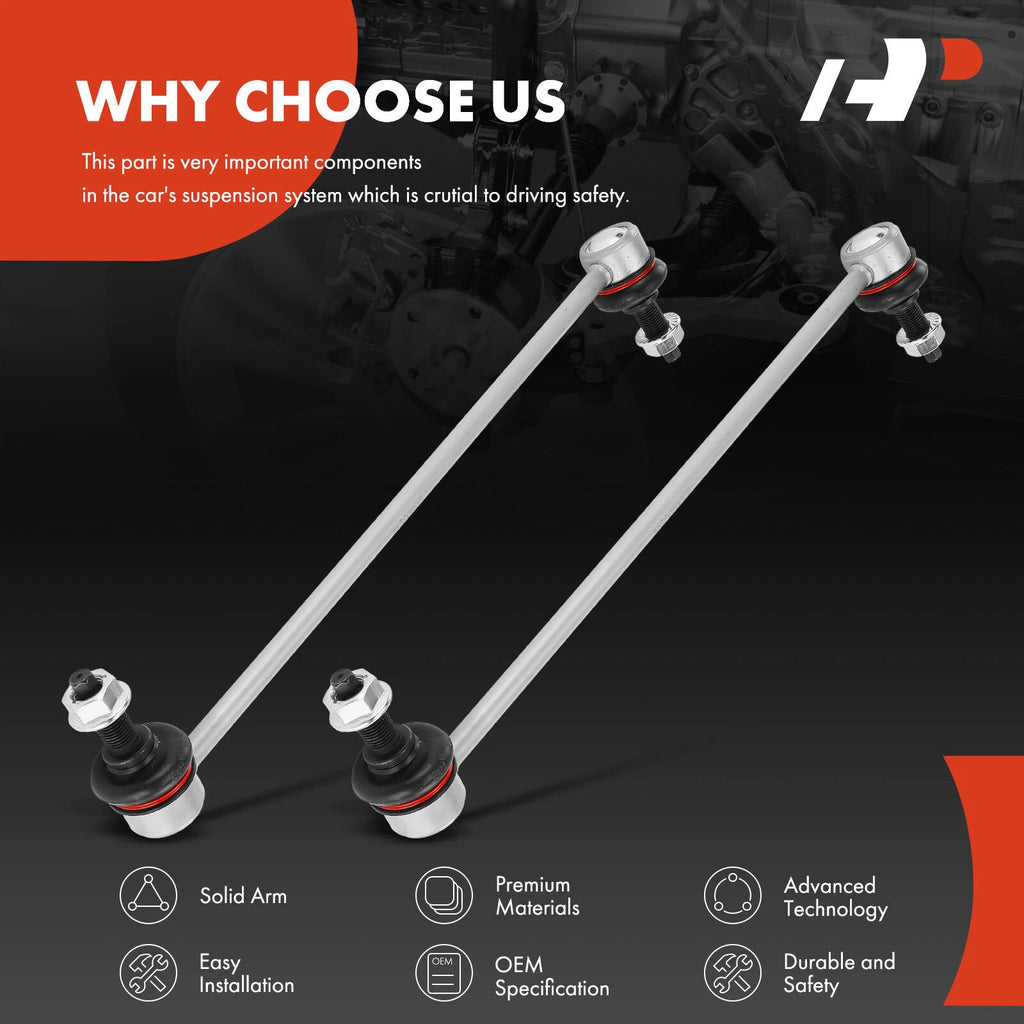 2X Front Sway Bar Link for Hyundai Sonata, Kia Optima, Cadenza (2015–2019)