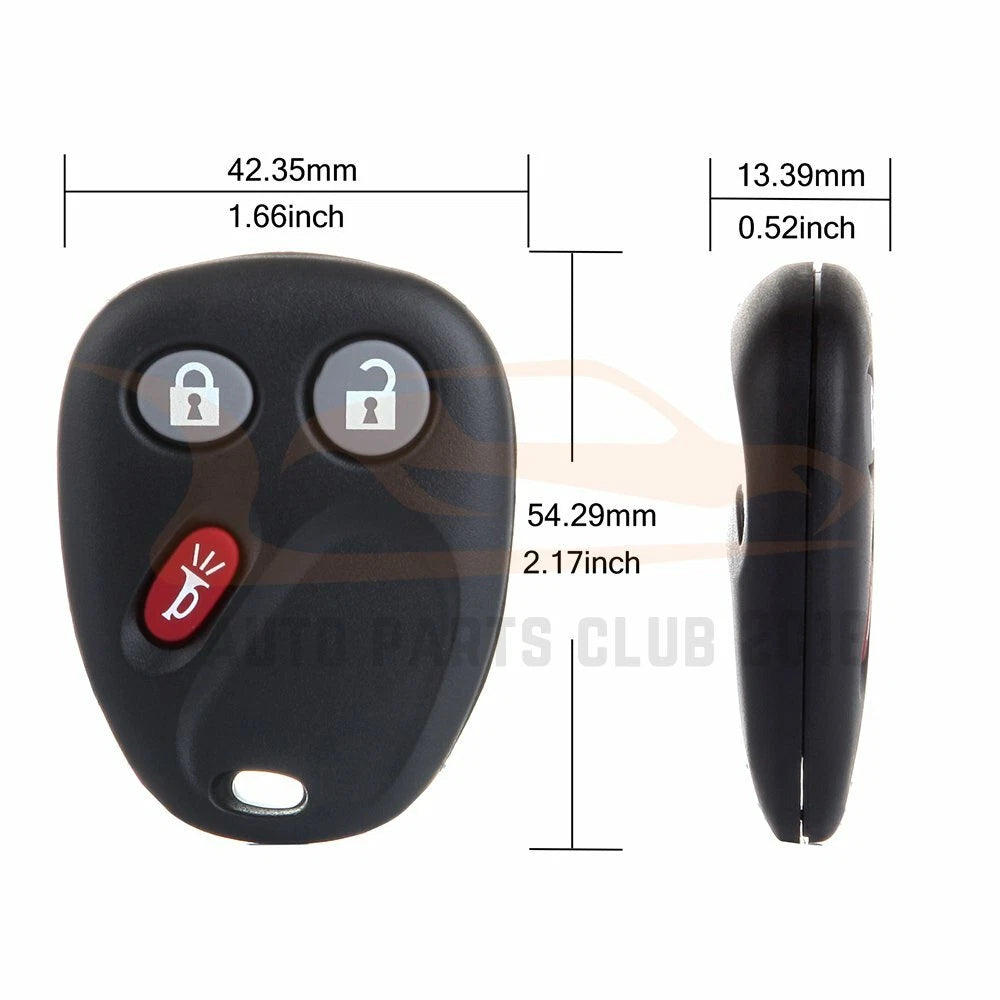 Key Entry Remote Fob for GMC Yukon Chevrolet Avalanche (2003–2006)
