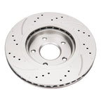 Front Set Drilled & Slotted Brake Rotors for Nissan Rogue & Sentra (2007–2013)