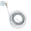 Winch Cable 3/16" × 100Ft Galvanized Steel with 1/4" G70 Slip Hook
