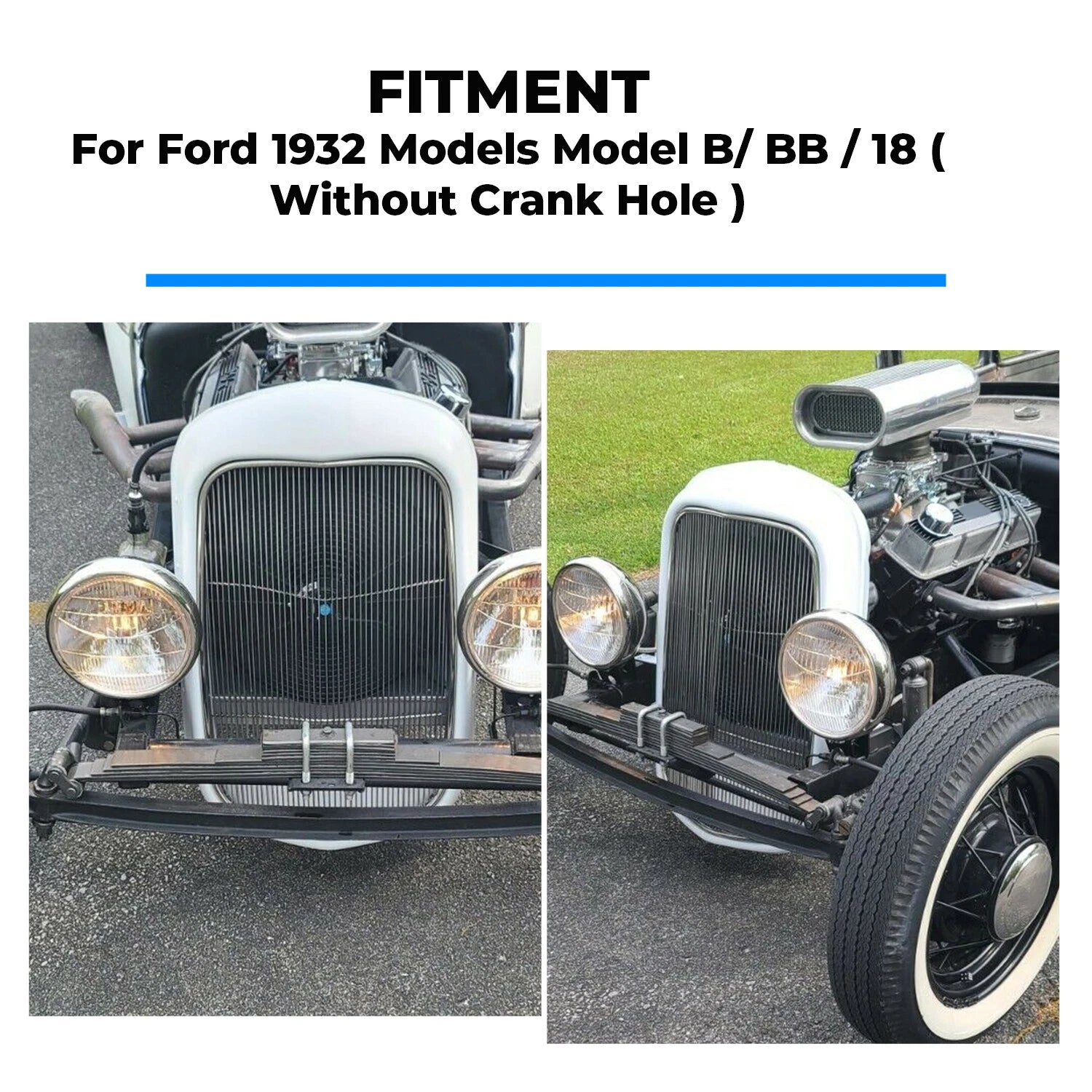 Steel Radiator Grille Shell for 1932 Ford Hot Rod