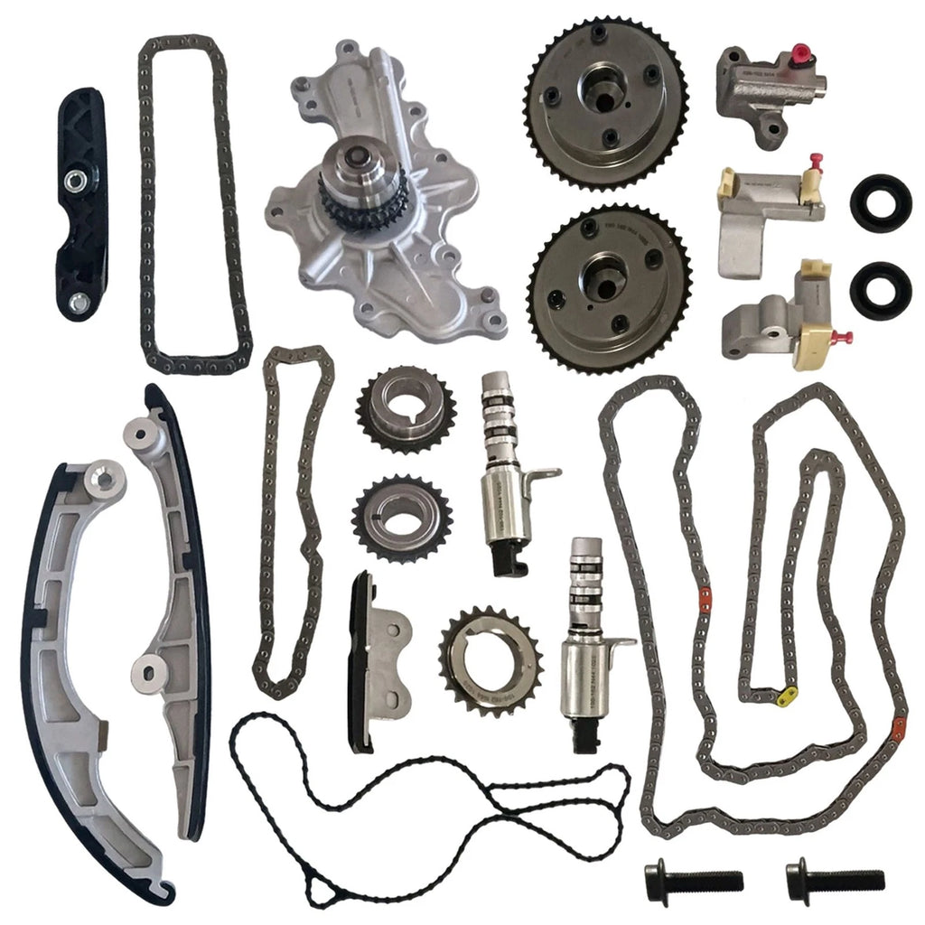 Engine Timing Chain Kit w/ Water Pump for Ford Flex Taurus Edge Fusion (2009–2019)