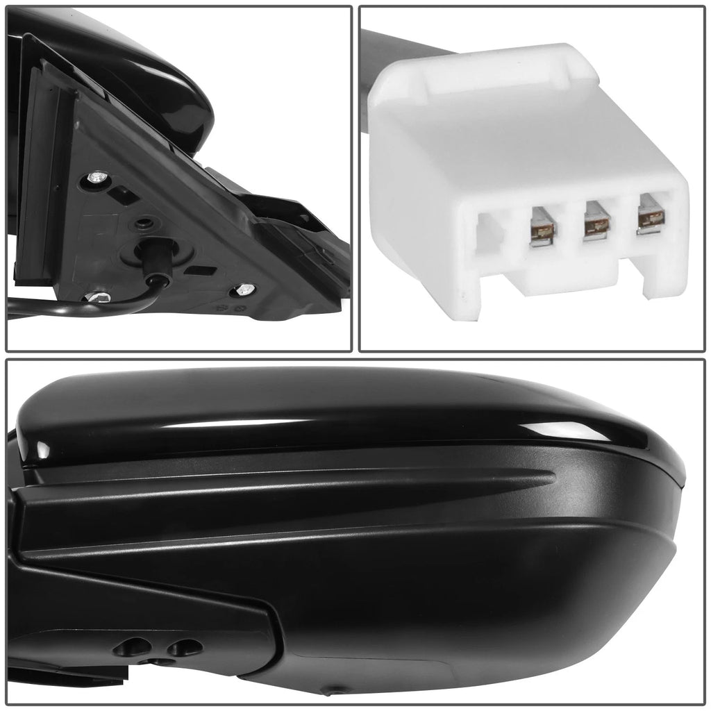 Driver Left Power Side Door Mirror Glass for Honda Civic (2017–2021)