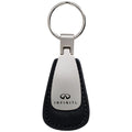 Black Leather Teardrop Keychain - Officially Licensed for Infiniti