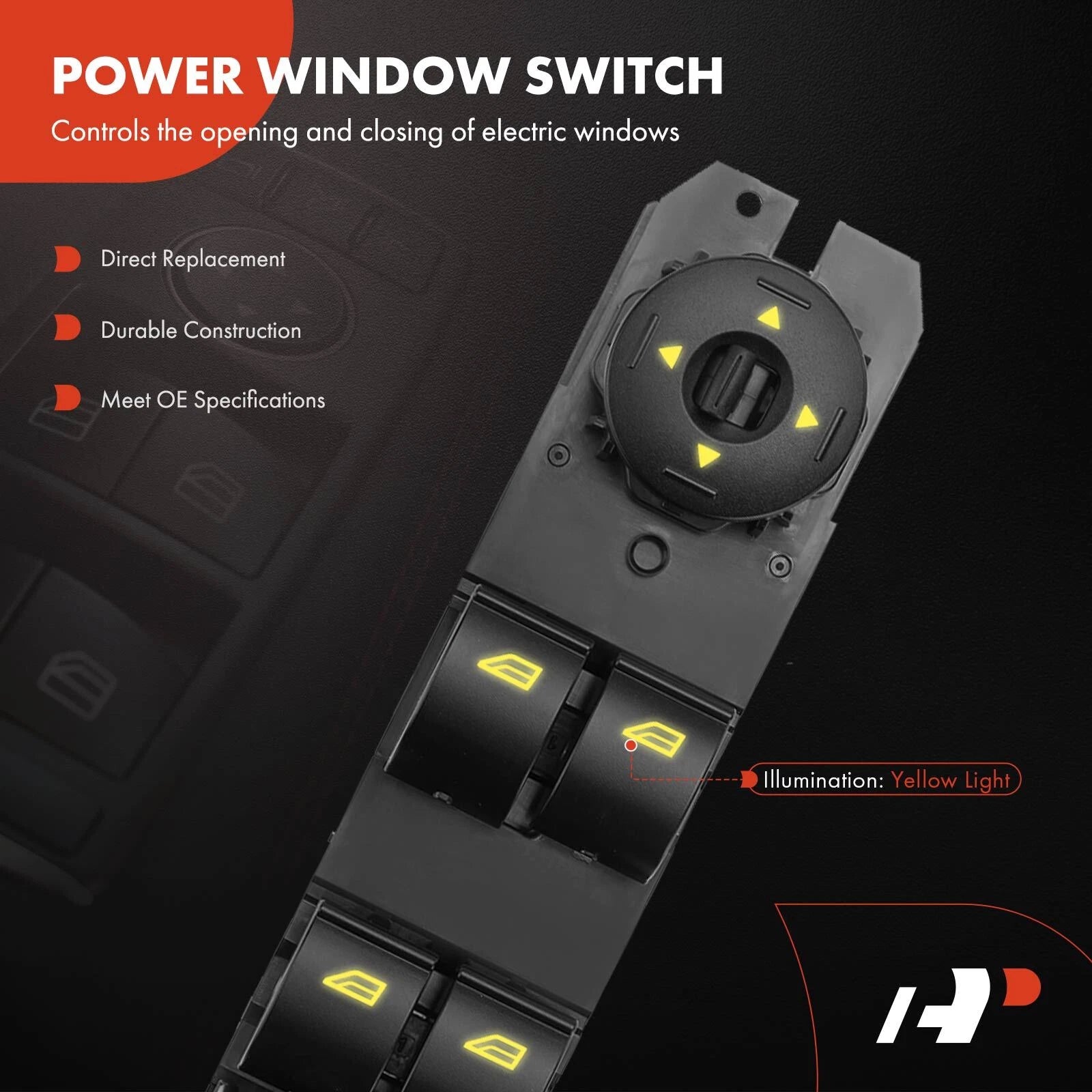 Front Left Power Window Switch for Ford Escape (2013-2019) Focus (2013-2018)