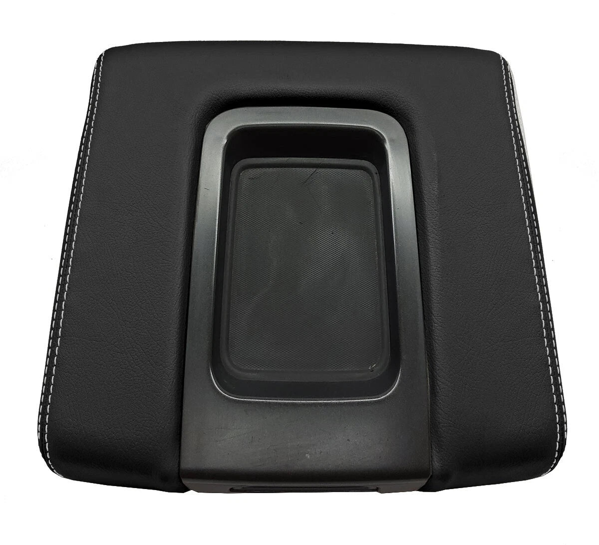 Console Lid Cover for Chevrolet Silverado (2014–2020) White Stitch