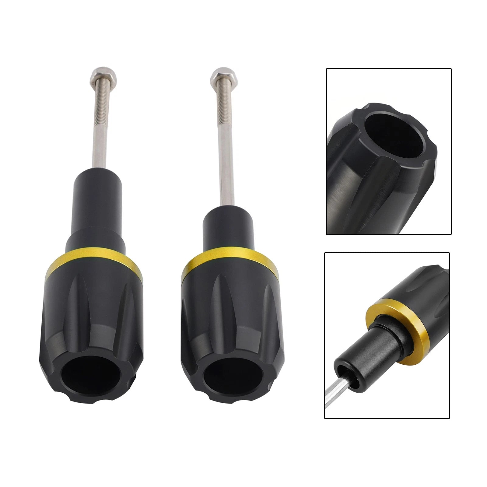 CNC Anti-Crash Frame Sliders Protector for Kawasaki Ninja 650 (2017–2023)