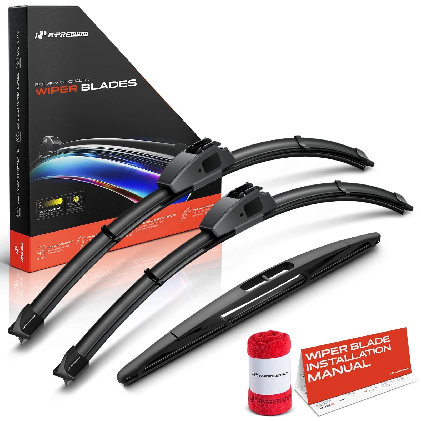 Set of 3 Wiper Blades for Chevrolet Tahoe Suburban (2000–2023)