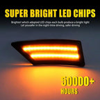 Amber LED Front Fender Side Marker Light for Ford Ranger (2019–2022)