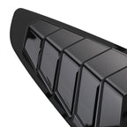 Gloss Black Painted Side Window Louvers for Ford Mustang Coupe (2015-2022)