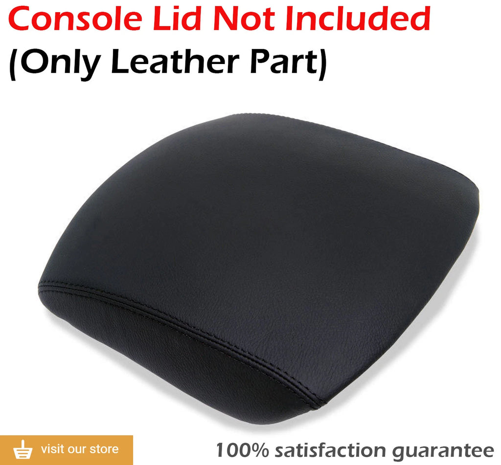 Center Console Armrest Cover for Honda Pilot (2009–2015) Black Leather