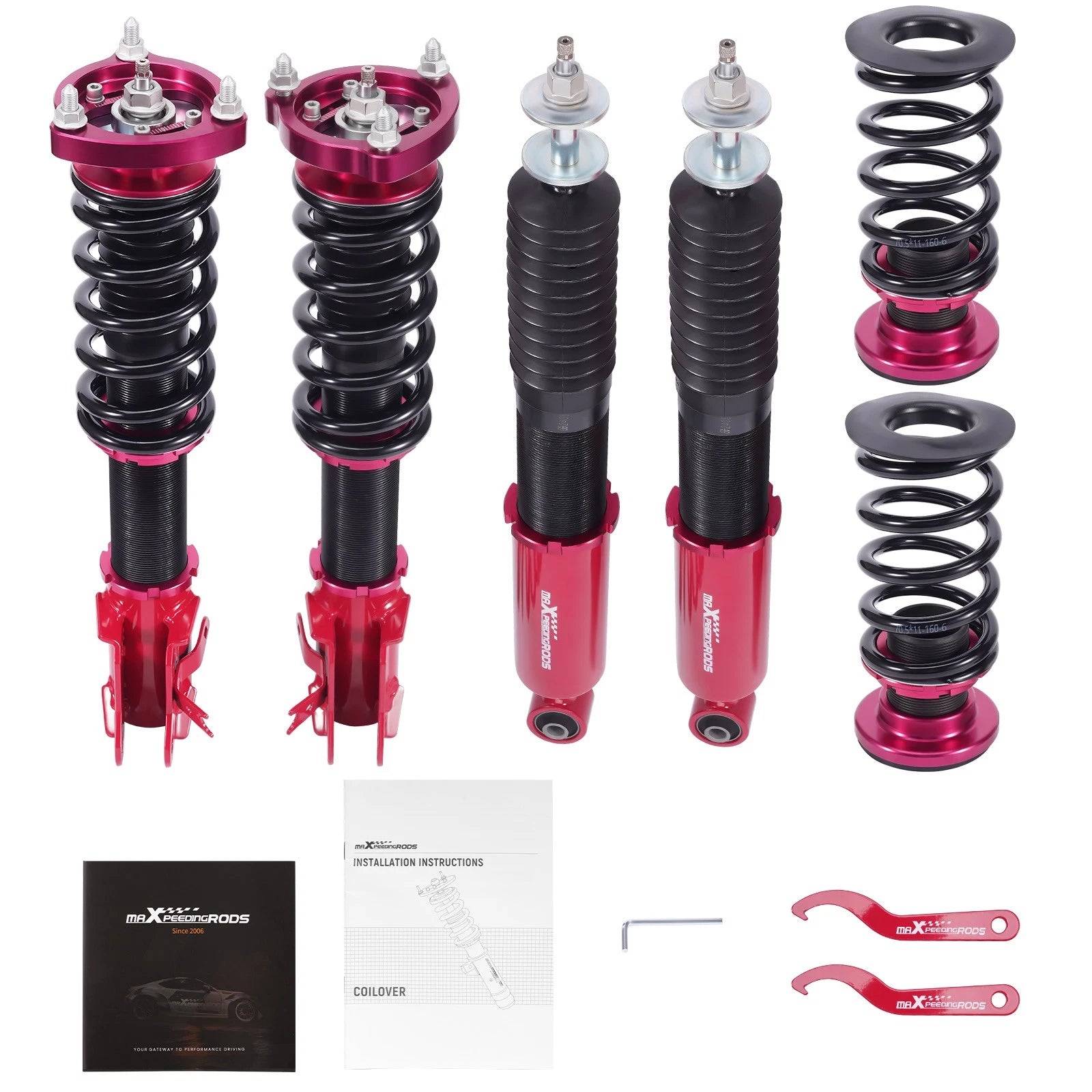 2X Coilover Shocks for Honda Civic & Si Sedan/Coupe (2006–2011)