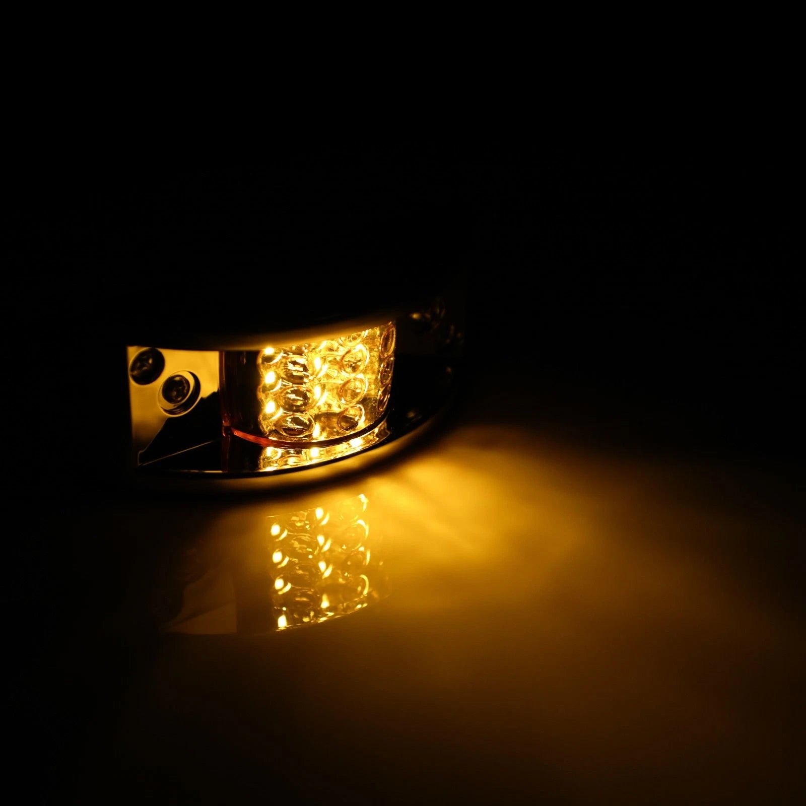 6X LED Amber Side Marker Lights for Peterbilt Pickup Lorry