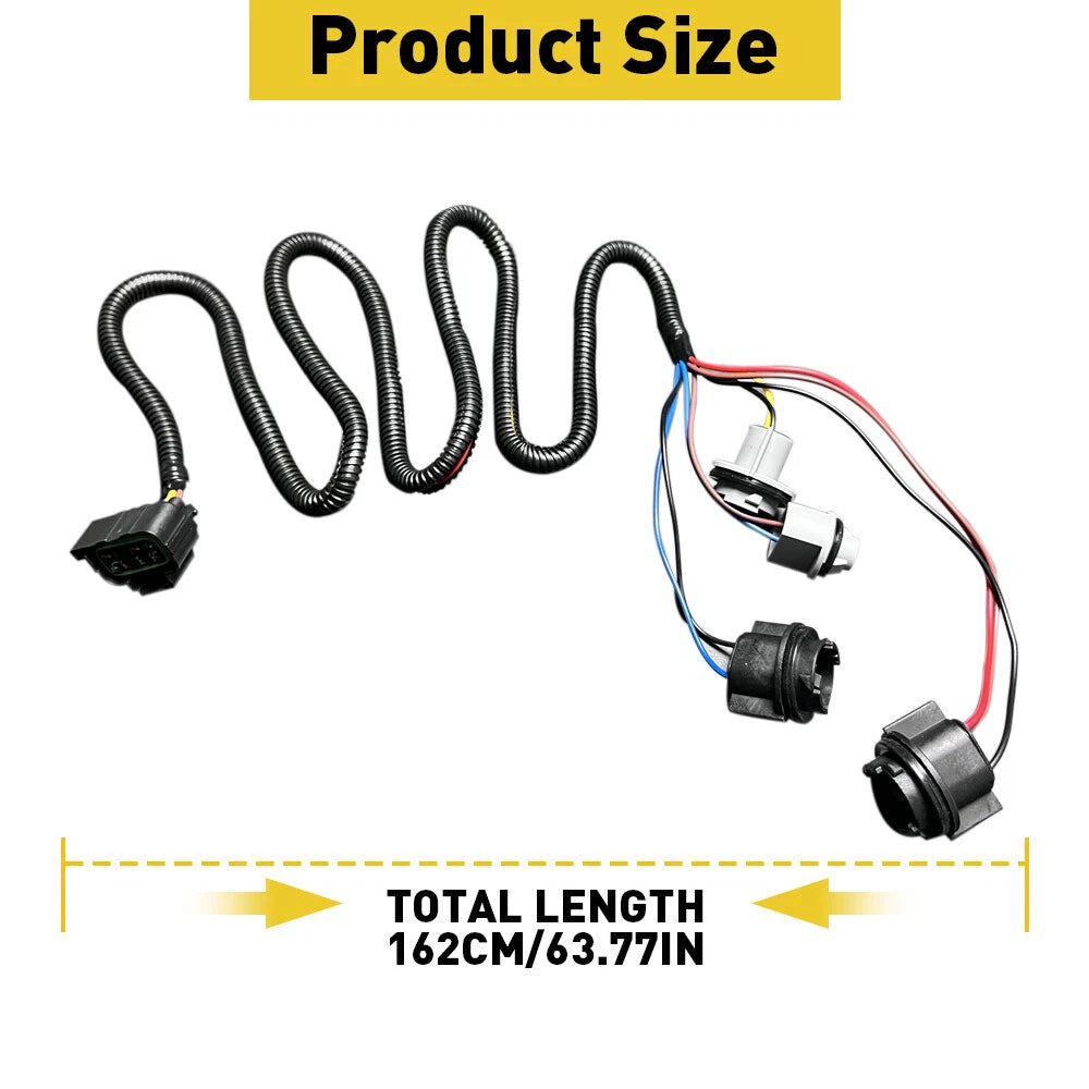 Set of 2 Tail Light Wiring Harness for Chevy Silverado GMC Sierra